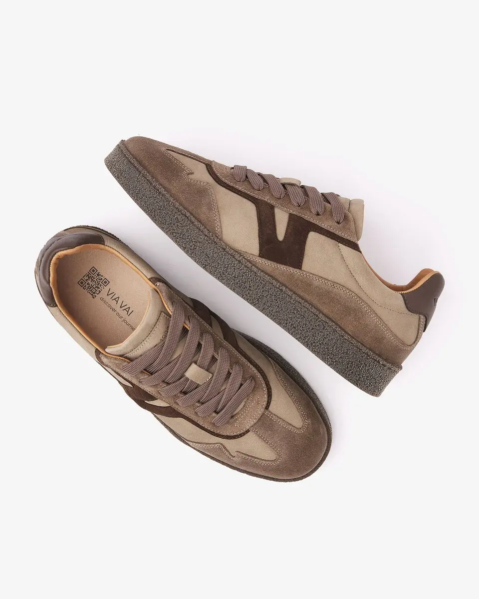 Via Vai Zane Dexter Sneakers Heren - Bruin - Maat 44 - afbeelding 3 van 6