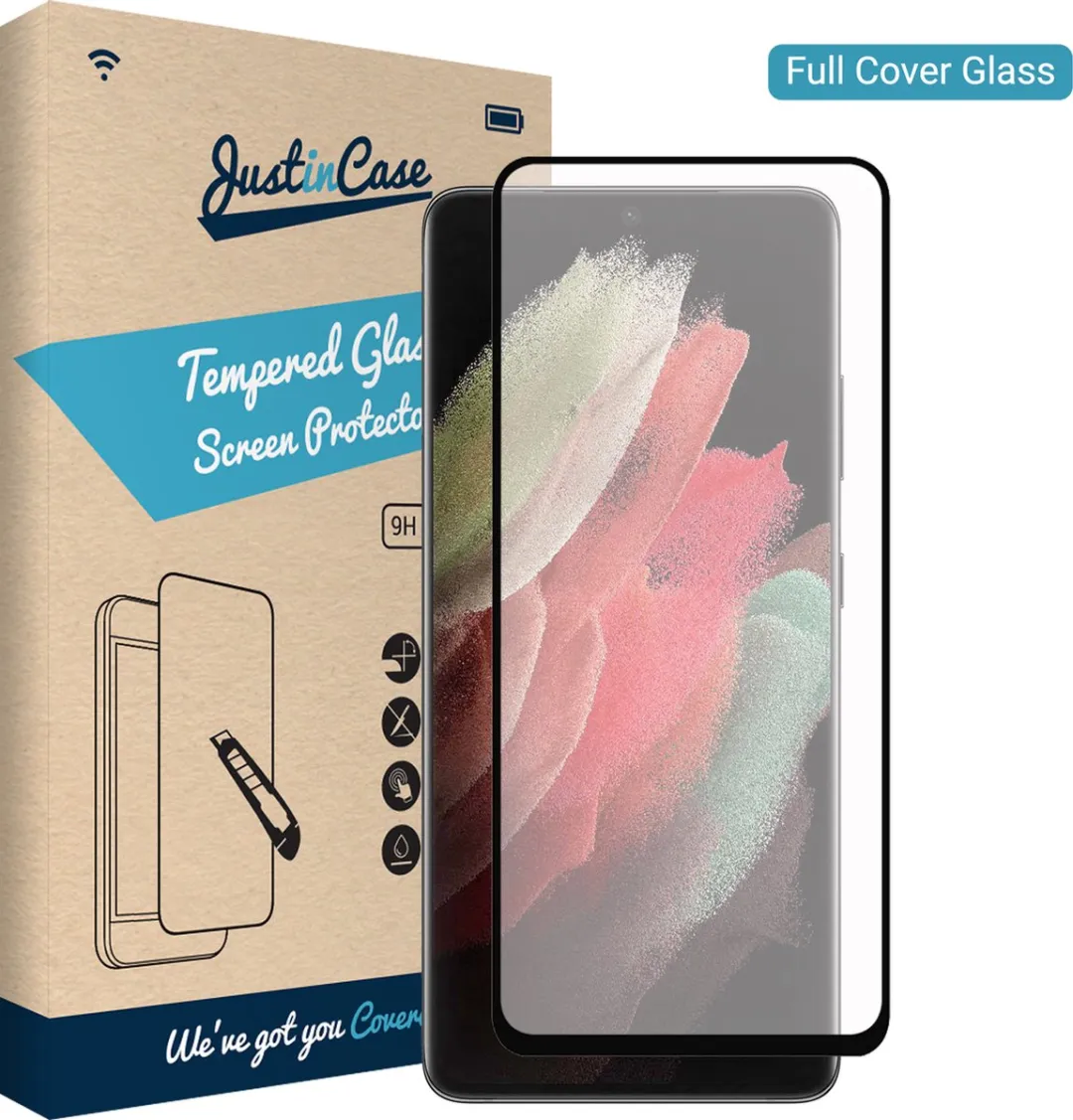 Samsung Galaxy S22+ Screenprotector - Full Cover - Gehard glas - Transparant - Just in Case
