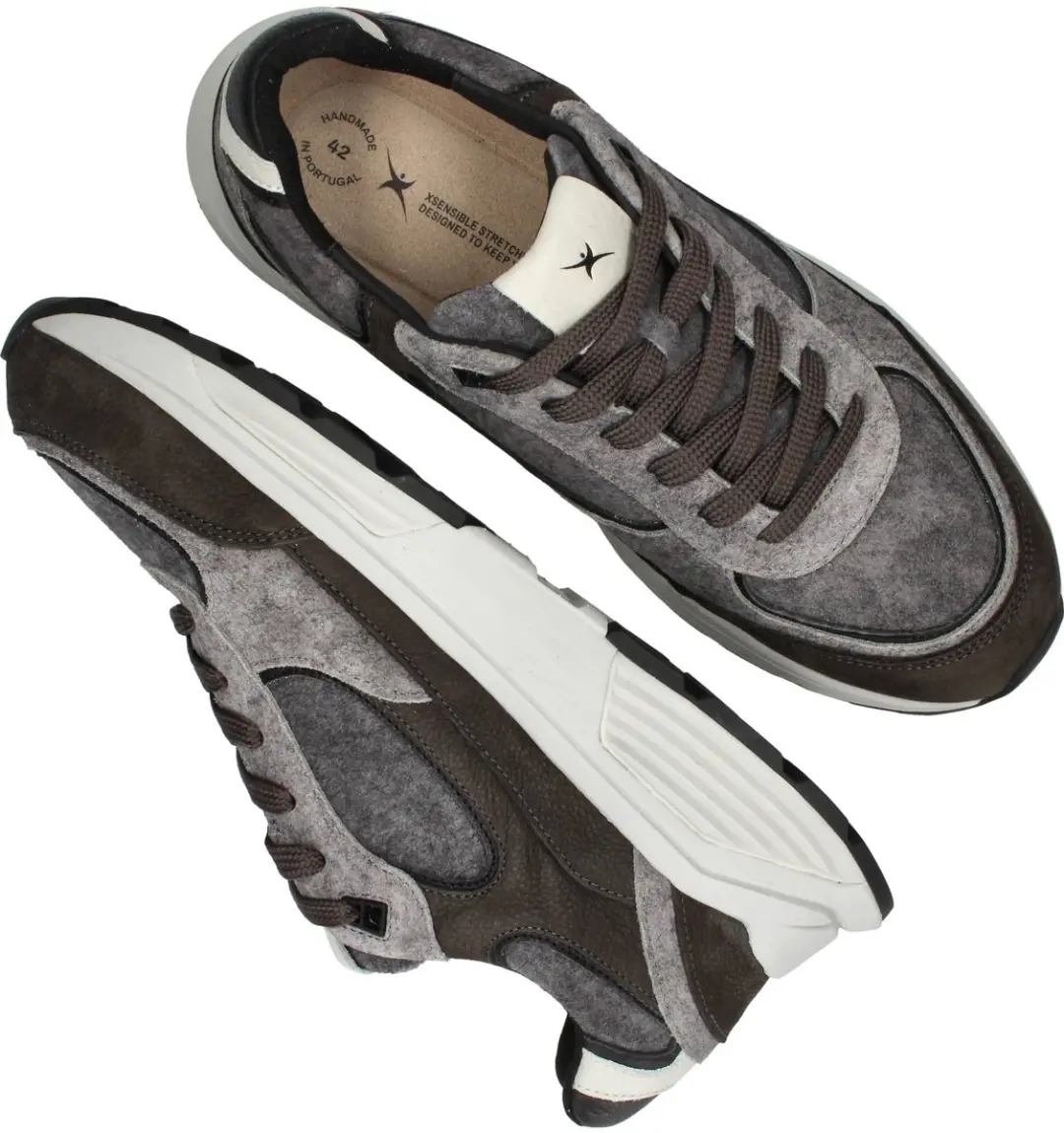 Xsensible Manhattan Heren Sneakers - Grijs - afbeelding 3 van 6