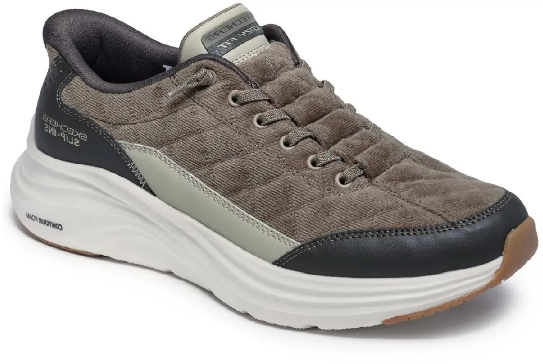 Skechers Contour Foam Cordelux Instappers - Olive - afbeelding 2 van 6