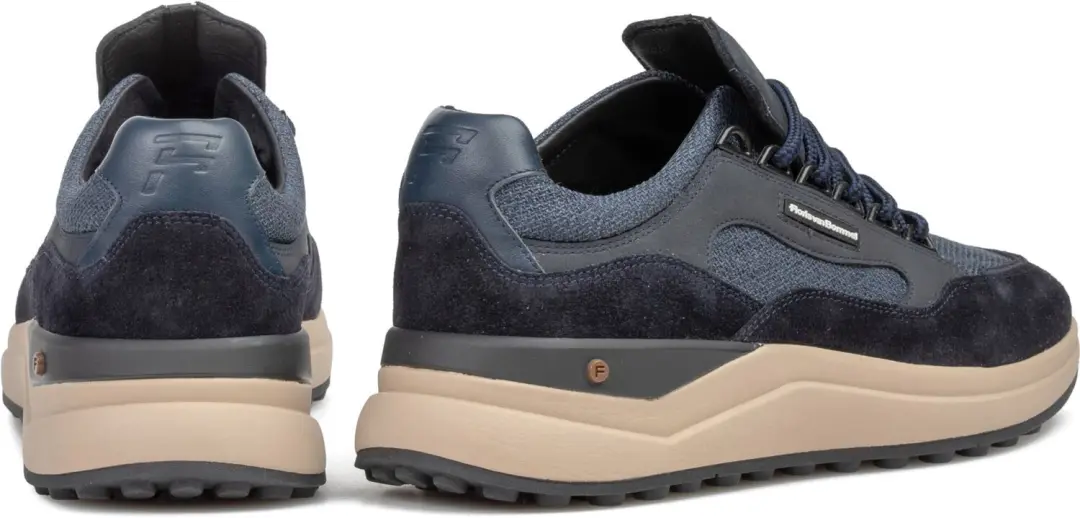 Floris van Bommel SFM-10235 De Trikker Sneakers - Blauw - afbeelding 3 van 5