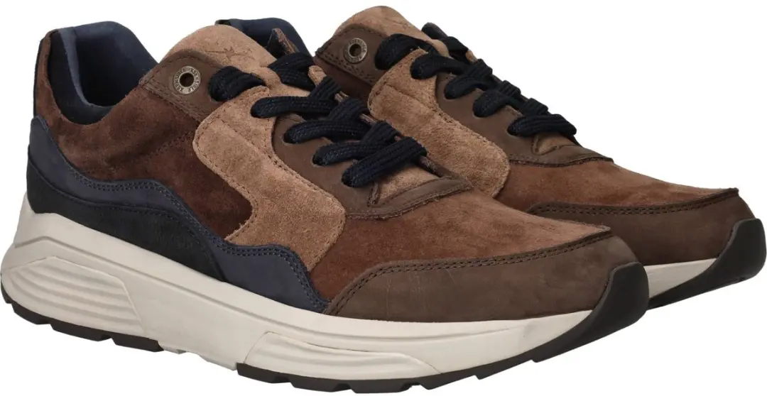 Xsensible Golden Gate Stretchwalker HX Heren Sneakers - Bruin - Maat 41 - afbeelding 4 van 6