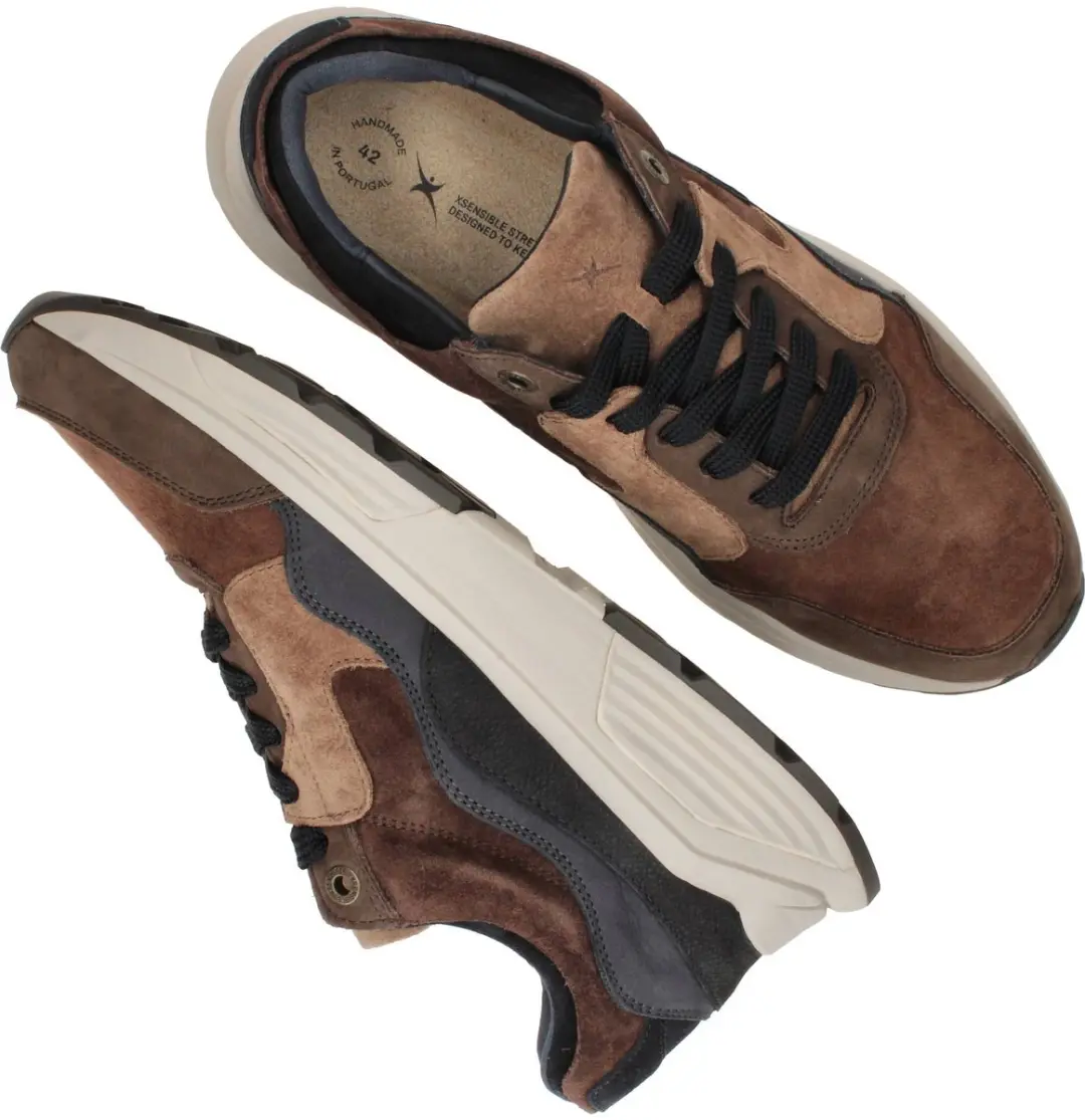 Xsensible Golden Gate Stretchwalker HX Heren Sneakers - Bruin - Maat 41 - afbeelding 6 van 6