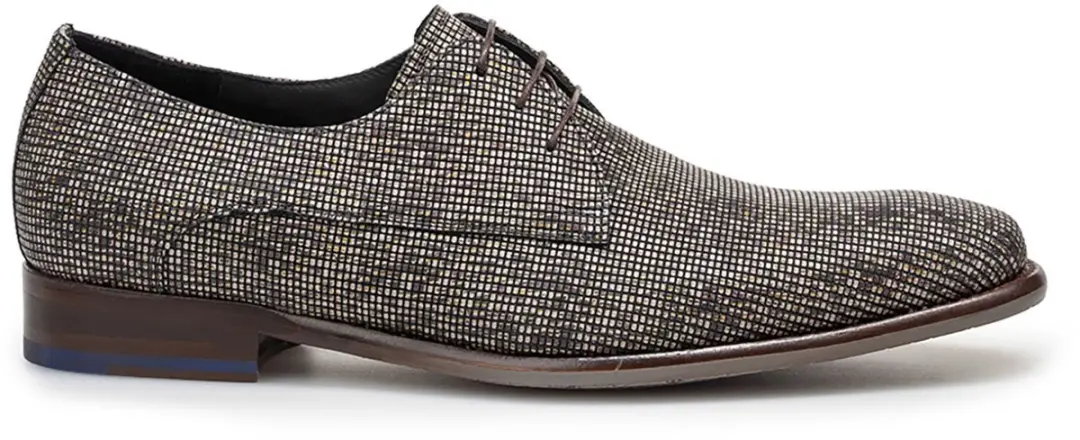 Floris van Bommel De Stijler Veterschoenen - Bruin/Combi - afbeelding 4 van 6