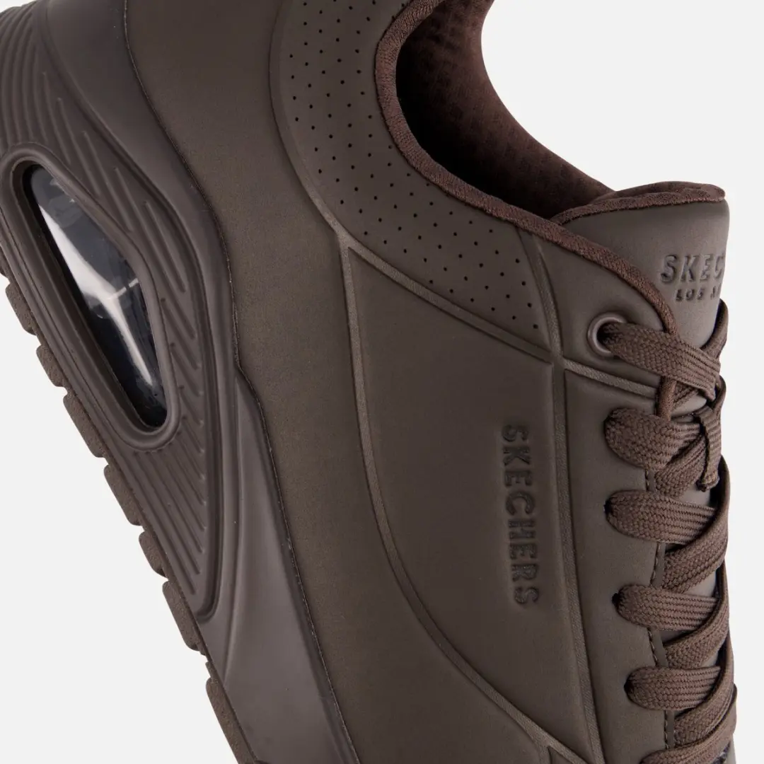 Skechers Uno Stand On Air Heren Sneakers - Chocolate - afbeelding 5 van 6