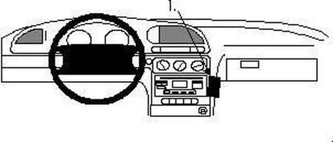 Brodit ProClip 852420 Houder - Ford Mondeo 1997-1999 - Zwart