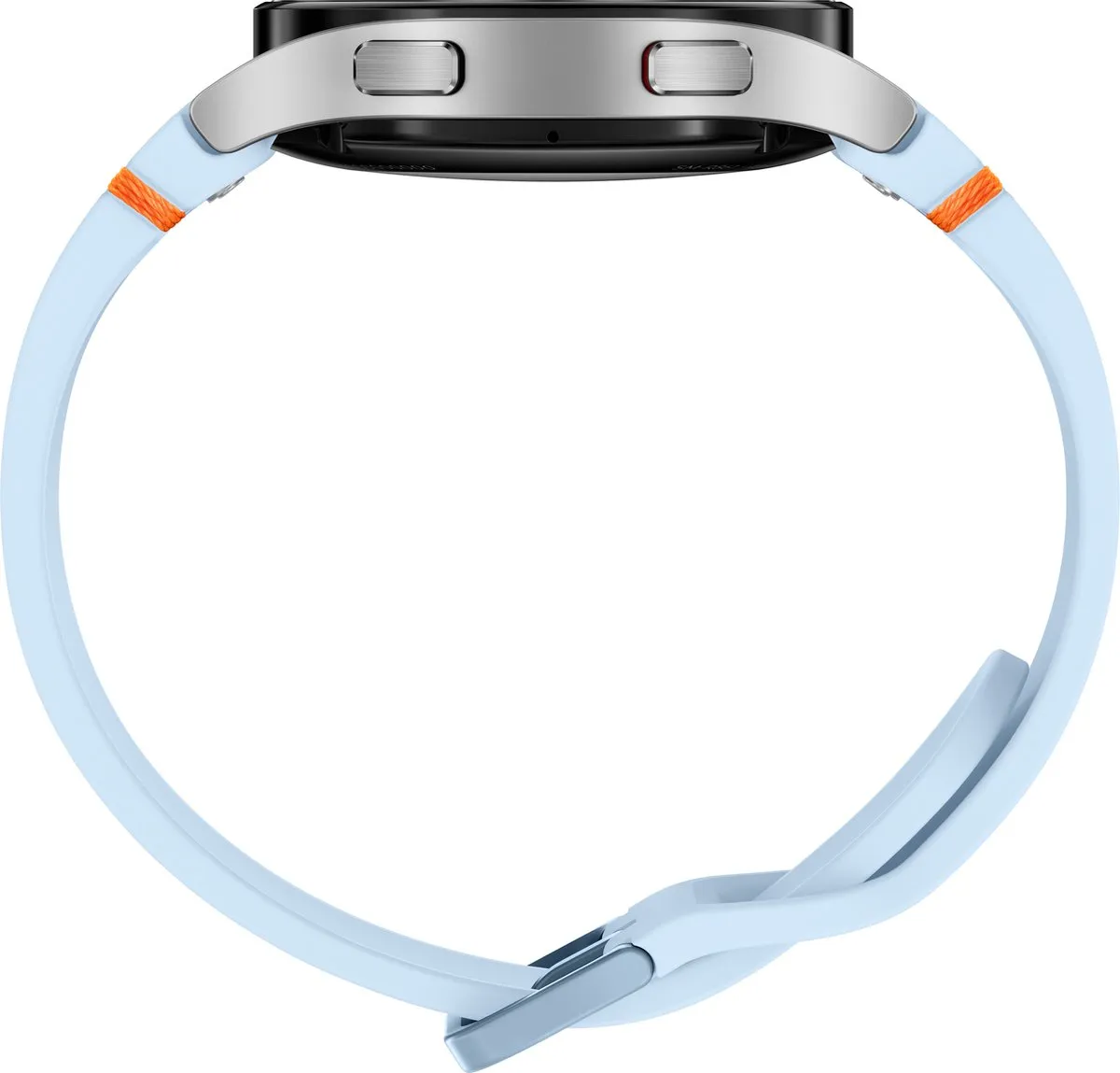 Samsung Galaxy Watch FE 40mm - Zilverkleurig - Blauwe band