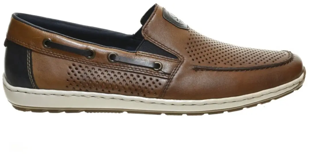 Heren Mocassin Cognac Rieker maat 44