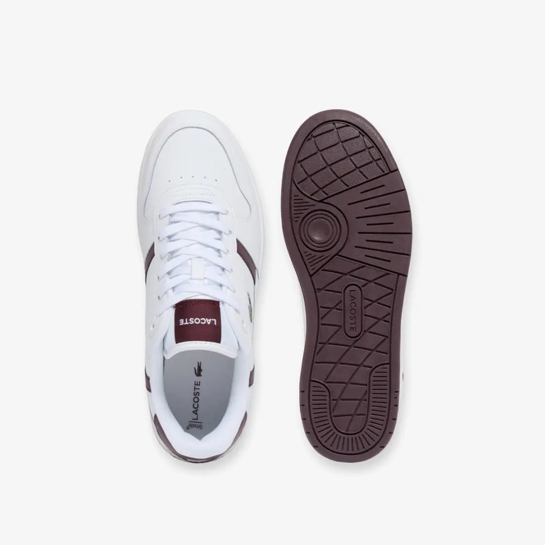 Lacoste T-Clip Set Sneakers - Wit/Bordeaux - afbeelding 3 van 6