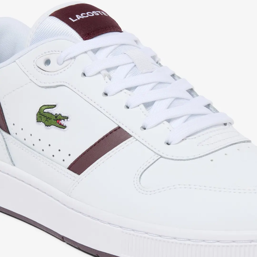 Lacoste T-Clip Set Sneakers - Wit/Bordeaux - afbeelding 5 van 6