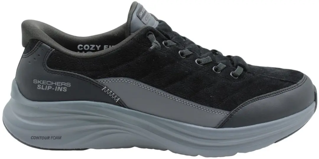 Skechers Contour Foam-Cordelux Instappers - Zwart - afbeelding 5 van 6