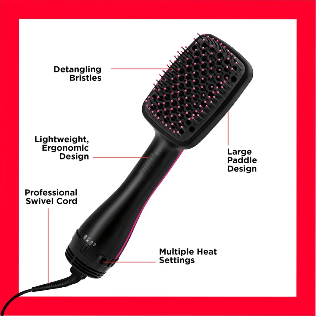 Revlon RVDR5212E Volume Borstel & Föhn 2-in-1 - 800W - Zwart