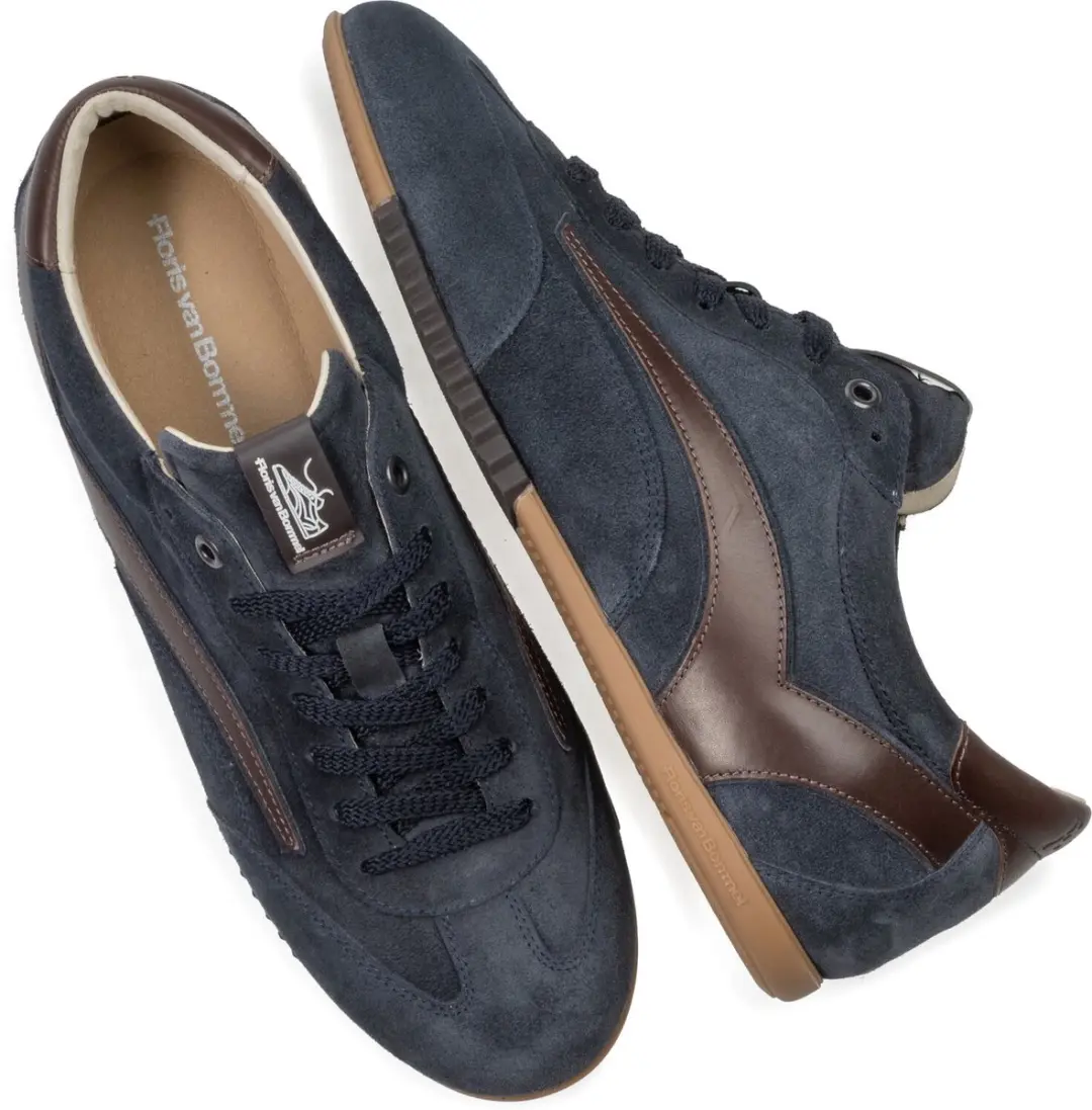 Floris van Bommel De Vlakker Sneakers - Suède - Blauw - afbeelding 3 van 6