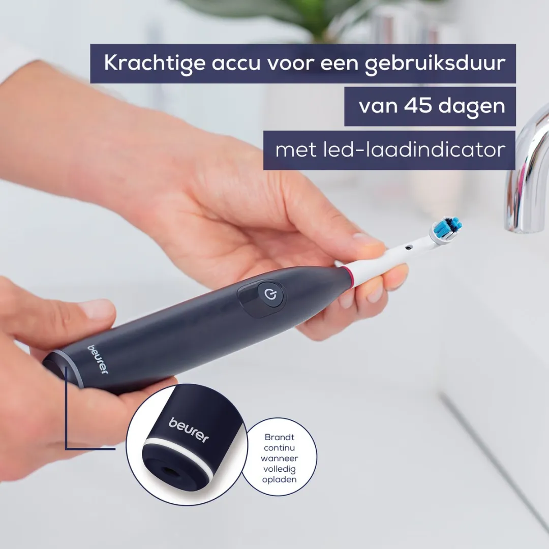 Beurer TB 50 Elektrische Tandenborstel - 4 Snelheden - Zwart