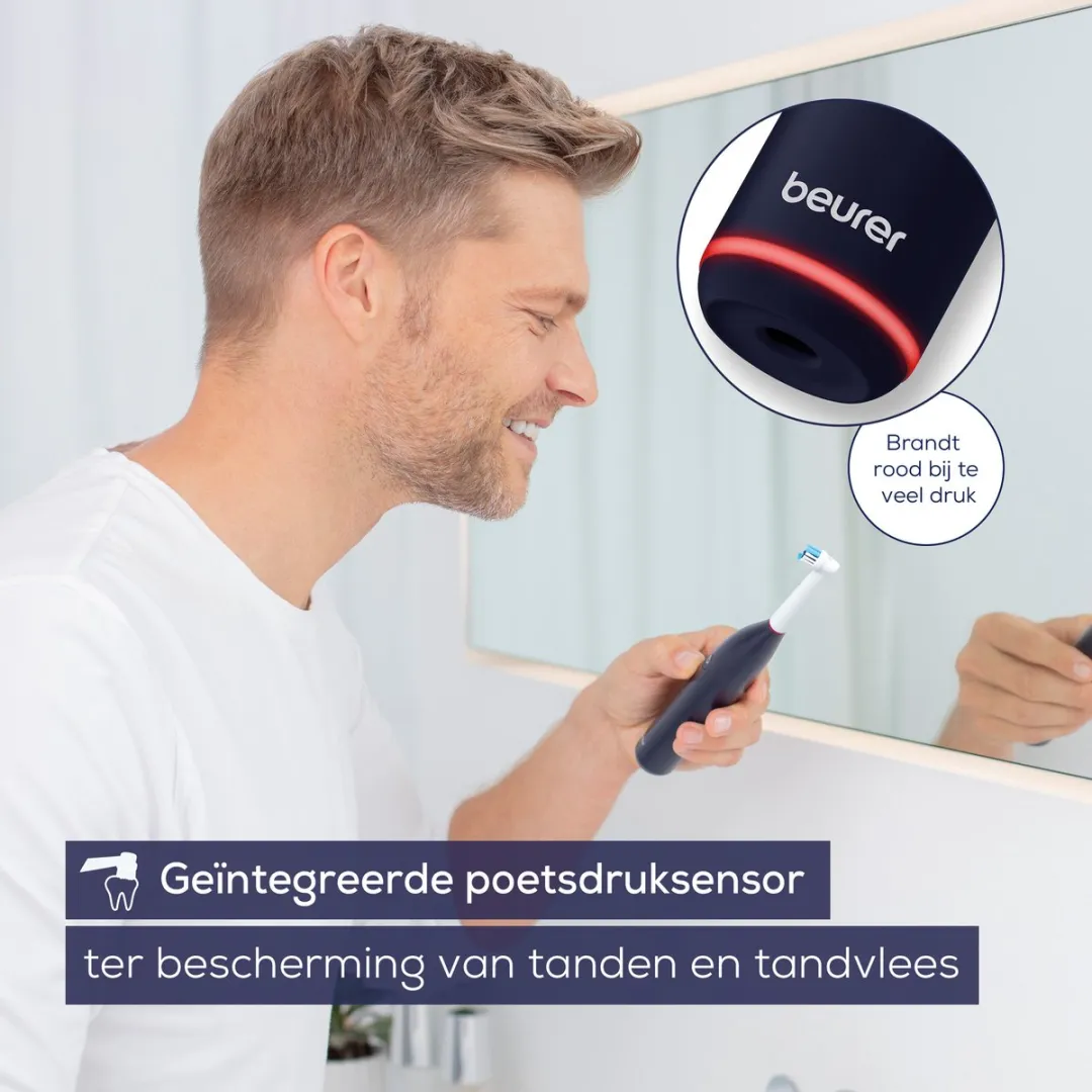 Beurer TB 50 Elektrische Tandenborstel - 4 Snelheden - Zwart