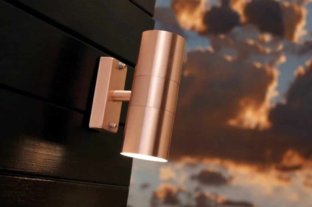 Nordlux Wandlamp Buiten Tweezijdig Koper - GU10 IP54