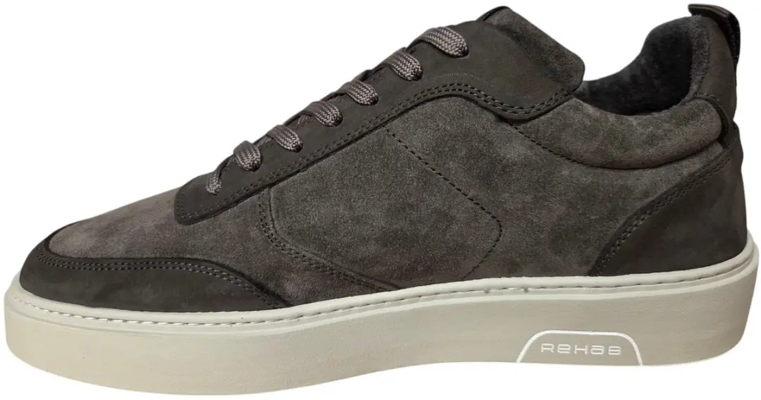 Rehab Oliver Mid Suede 2040 Sneakers - Grijs/Bruin - afbeelding 4 van 6