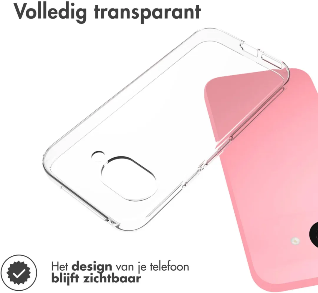 Accezz Hoesje Google Pixel 9a - Transparant