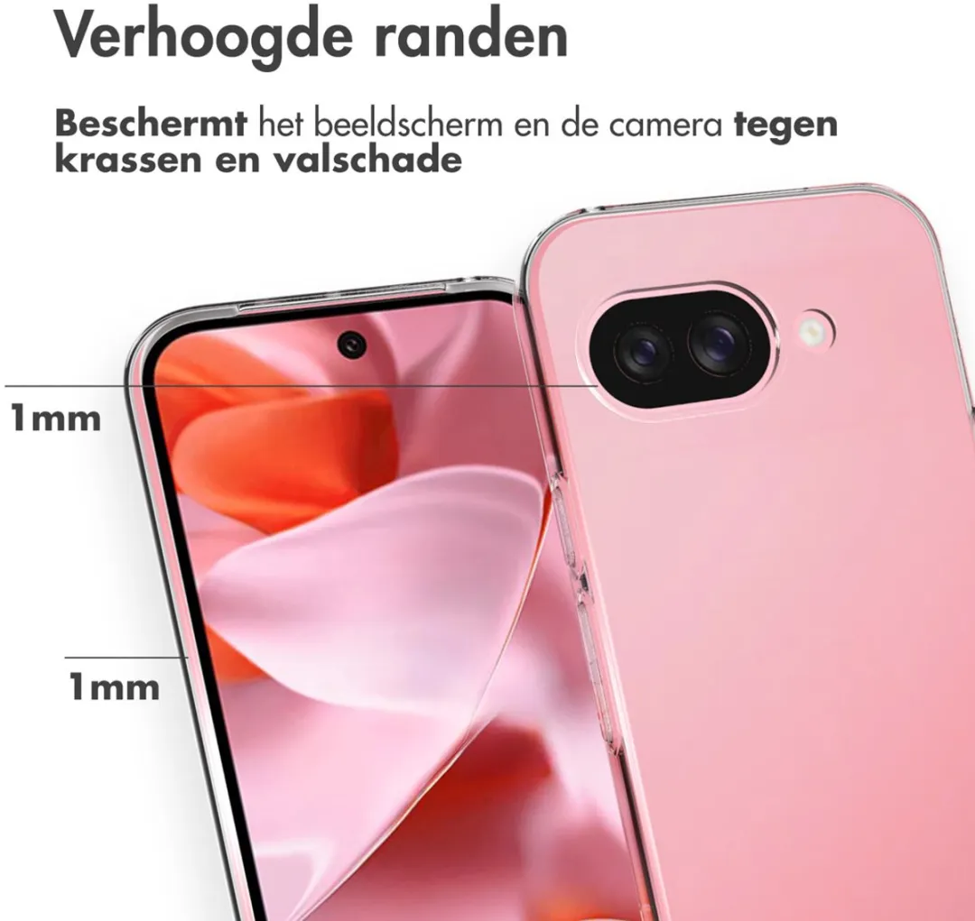 Accezz Hoesje Google Pixel 9a - Transparant