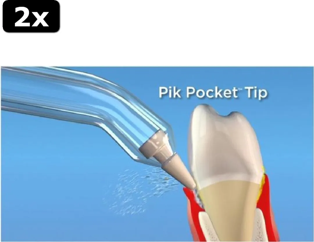 Waterpik PP-100 Pik-Pocket Tips - 2 Stuks