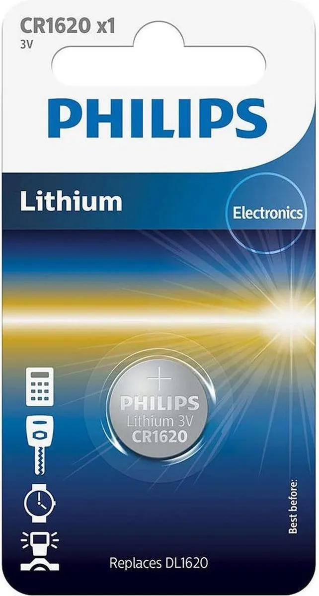 Philips CR1620 Knoopcel - 1 Stuk - afbeelding 6 van 6