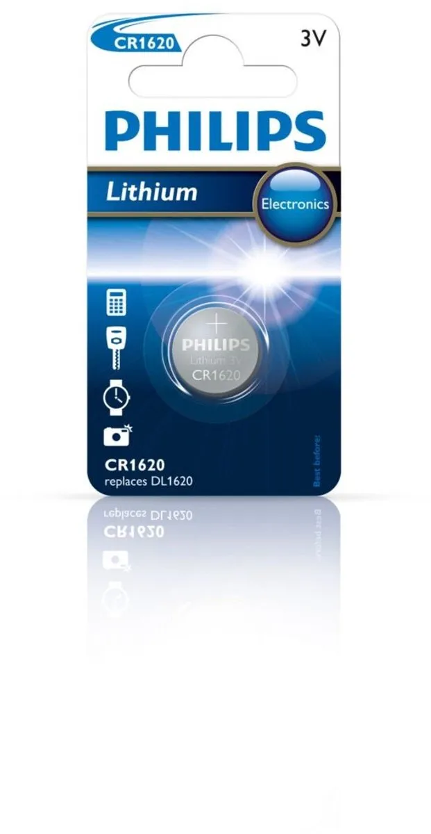 Philips CR1620 Knoopcel - 1 Stuk