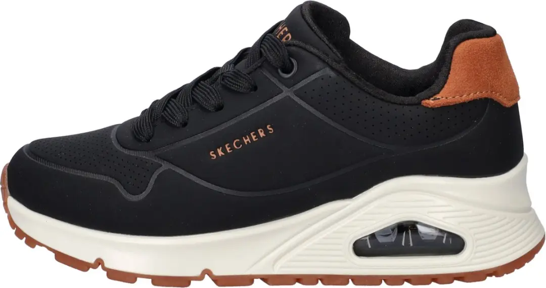 Skechers Uno Gen1 Suited On Air Jongens Sneakers - Zwart - afbeelding 4 van 6