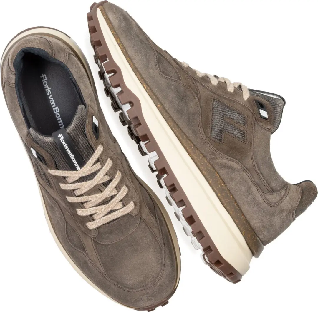 Floris van Bommel SFM-10238 De Grippper Sneakers - Bruin - afbeelding 3 van 6