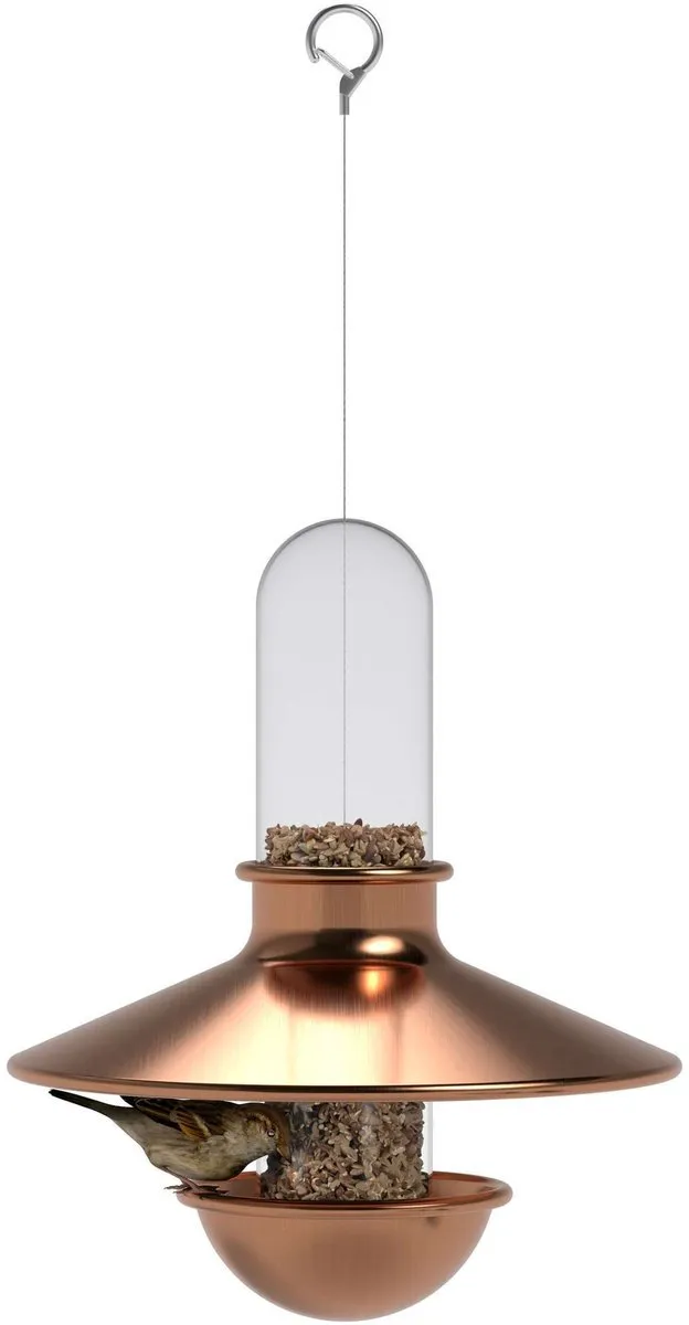Eva Solo Vogelvoeder De Luxe Messing - Borosilicaatglas - afbeelding 6 van 6