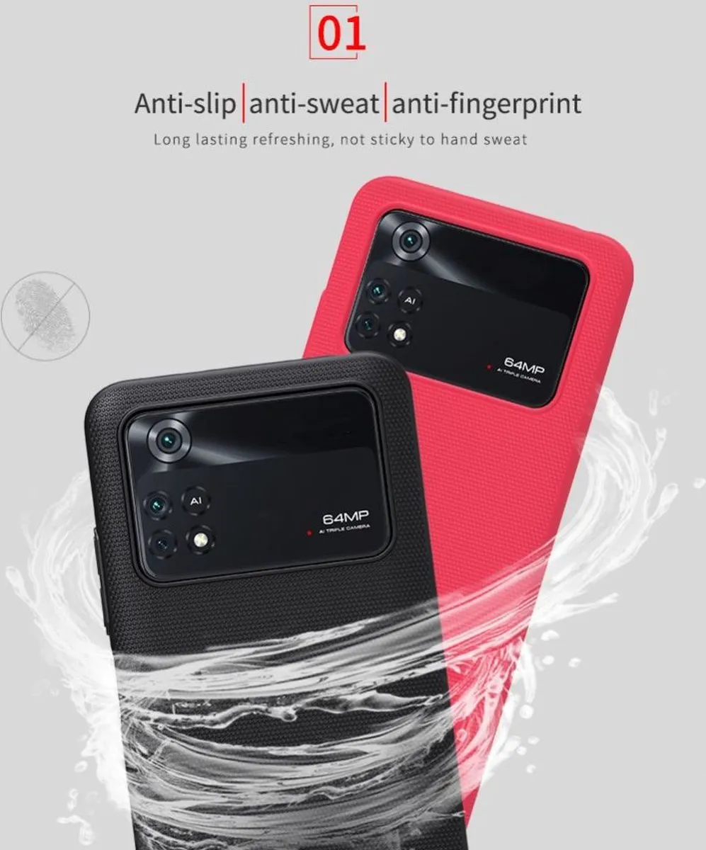Nillkin Super Frosted Pro Shield SH00053482 Hoesje - Blauw