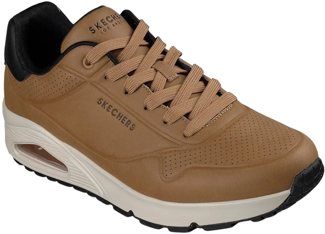 Skechers Uno Vintage Steps Heren Sneakers - Bruin - afbeelding 5 van 5