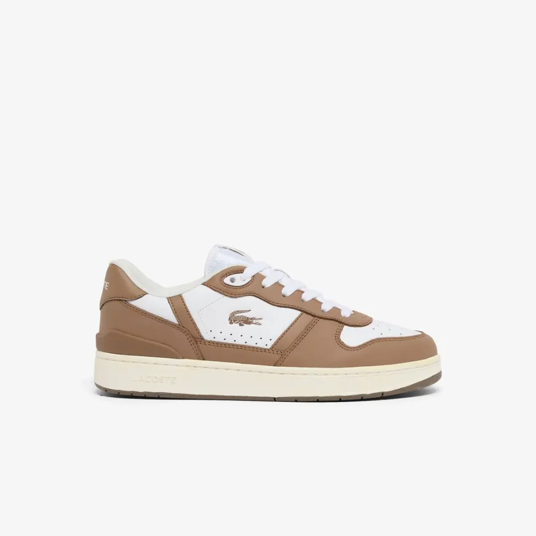 Lacoste T-CLIP SET 226 2 SMA WHT/BRW Heren Sneakers