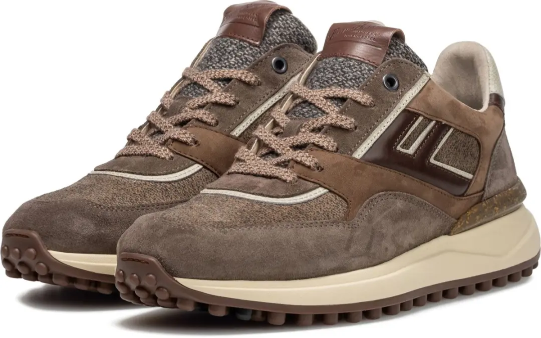 Floris van Bommel NOPPI 29.77 Heren Sneakers - Bruin - afbeelding 2 van 6