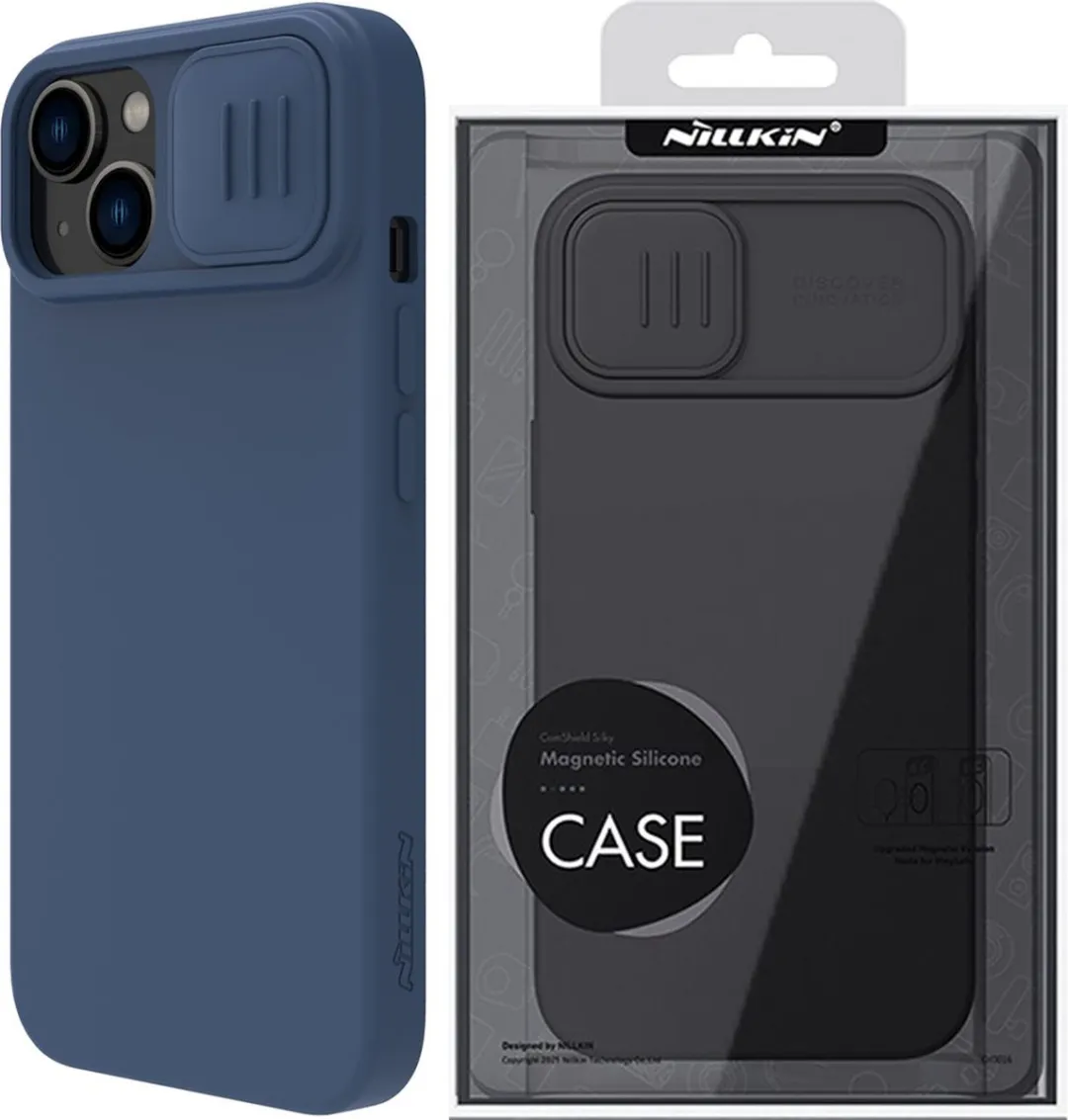 Nillkin CamShield Magnetisch Siliconen Hoesje iPhone 14 Plus