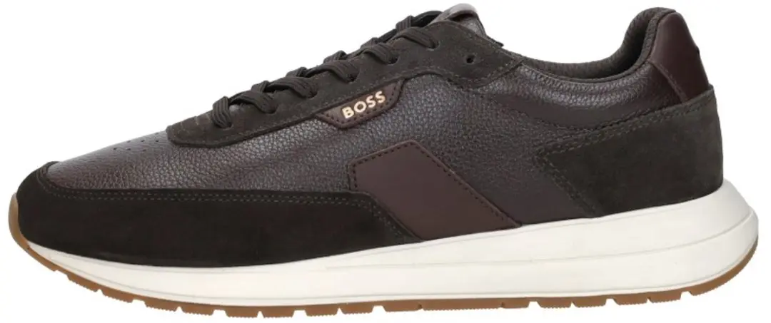 Hugo Boss Vinston Runner Sneakers Laag - donkerbruin - Maat 44 - afbeelding 2 van 6