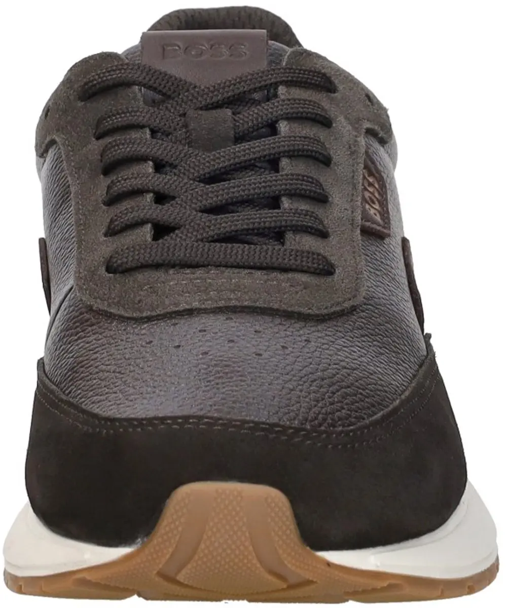 Hugo Boss Vinston Runner Sneakers Laag - donkerbruin - Maat 44 - afbeelding 3 van 6