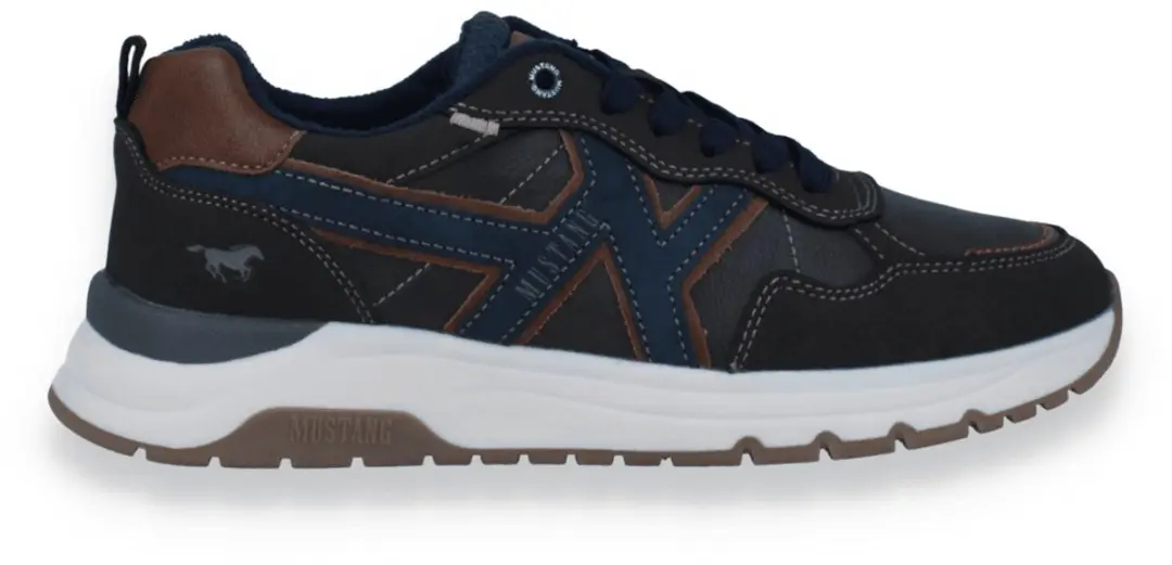 Mustang Heren Sneaker Mokka