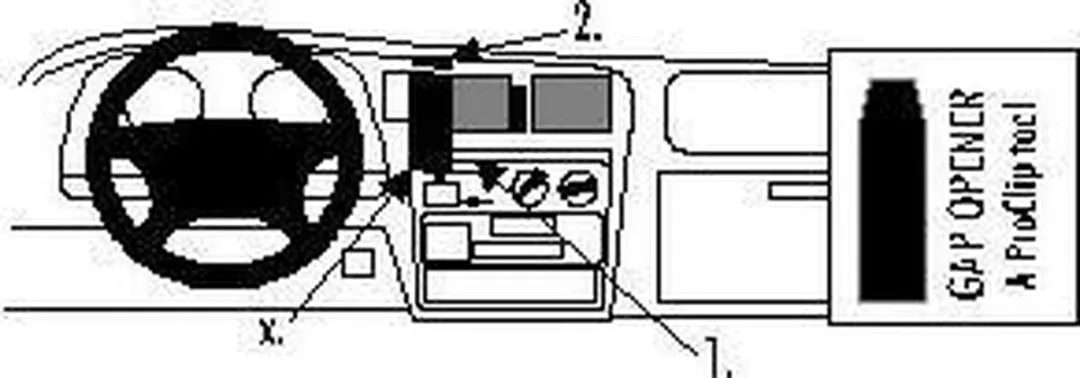 Brodit ProClip 852594 Telefoonhouder