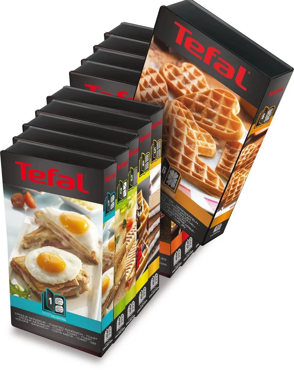 Tefal Snack Collection SW853D12 Tosti- en Wafelijzer - 700W - 2 Platen