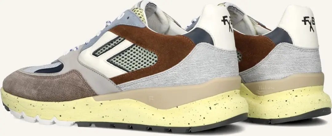 Floris van Bommel SFM-10154 De Treener Sneakers - Bruin - afbeelding 5 van 6
