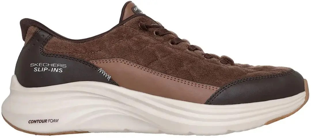 Skechers Contour Foam Cordelux Heren Instappers - Bruin - afbeelding 2 van 6