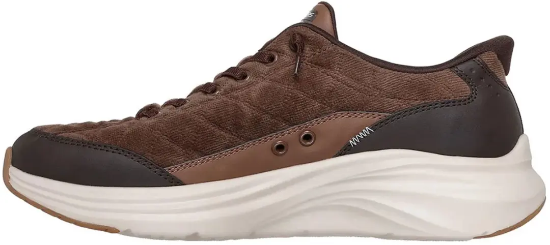 Skechers Contour Foam Cordelux Heren Instappers - Bruin - afbeelding 4 van 6