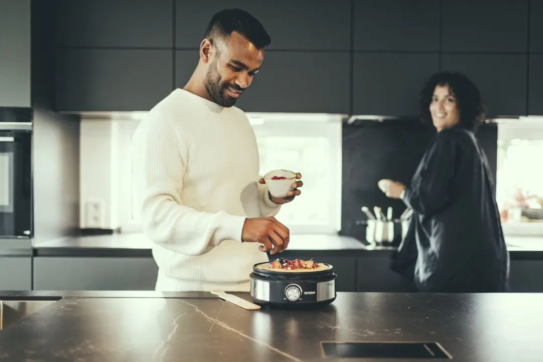 Severin FO 2471 Fondue-Crêpes-Combi 1500W - 8 Personen