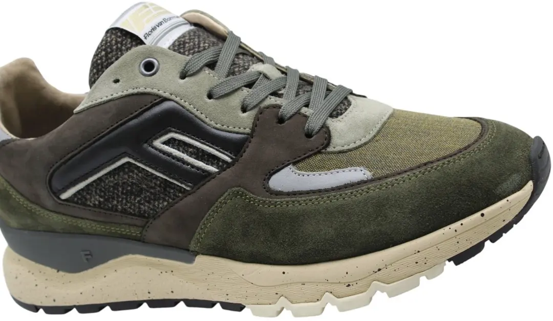 Floris van Bommel De Treener Sneakers Heren - Groen - afbeelding 5 van 6