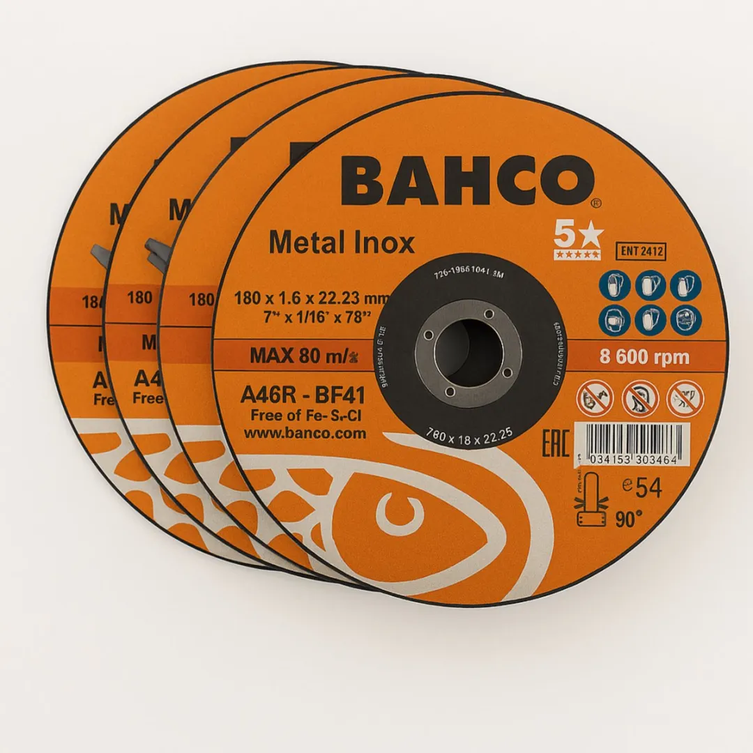 Bahco Slijpschijf Metaal A30R-BF41 - 180x1,6mm - 50 Stuks