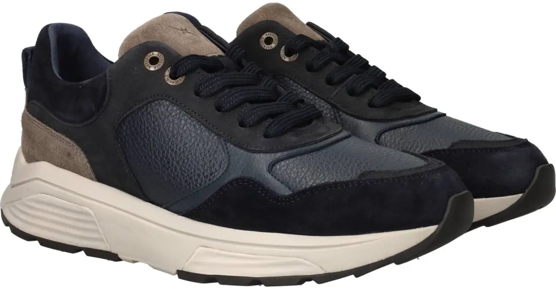 Xsensible Rialto Heren Sneakers - Donkerblauw - Maat 45 - afbeelding 4 van 6