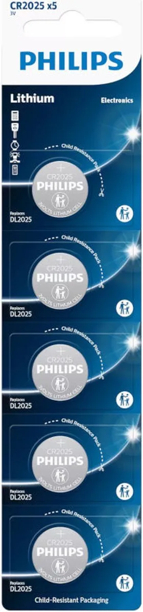 Philips CR2025 Knoopcelbatterijen