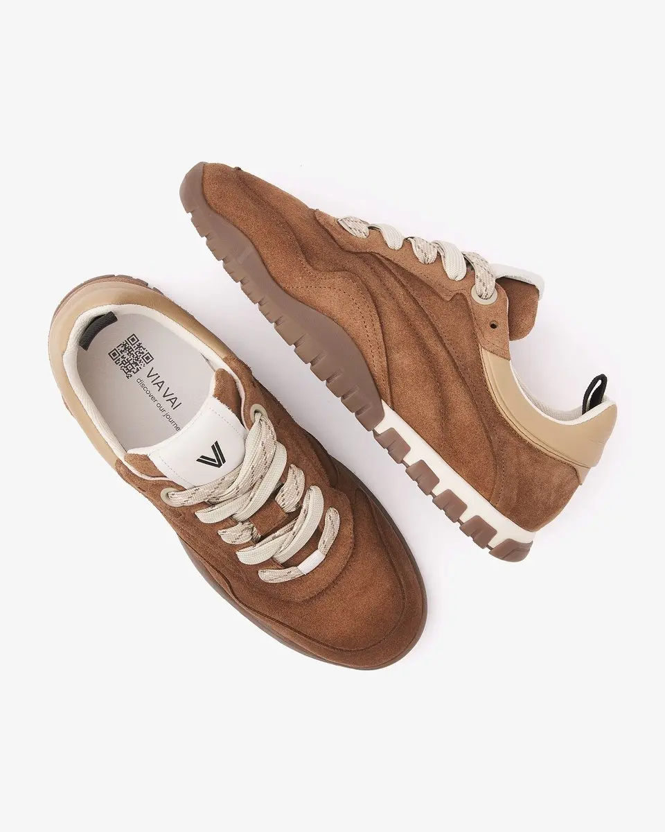 VIA VAI Frenkie Aaron Sneakers Heren - Cognac - afbeelding 3 van 5