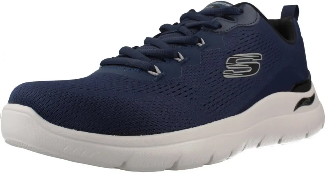 Skechers Arch Fit Summits Kravel Sneakers - Blauw - afbeelding 3 van 4