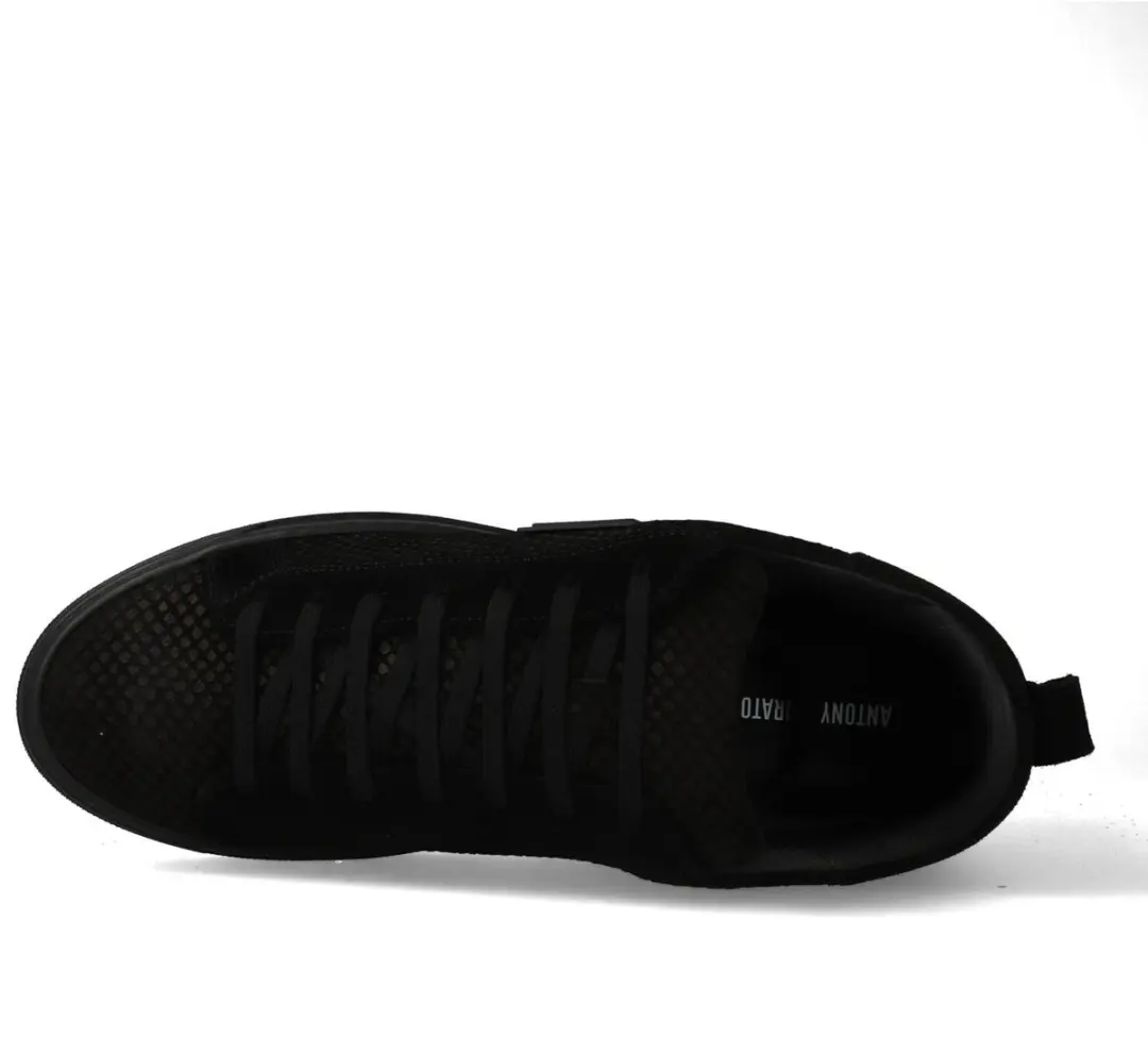 Antony Morato 9000 Black Sneakers Suède - Zwart - 46 - afbeelding 6 van 6